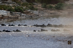 Crossing in two files....