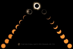 Panorama of Total Solar Eclipse